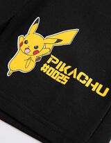 T-s&auml;rgist ja l&uuml;hikestest p&uuml;kstest koosnev komplekt - Pikachu - kollane