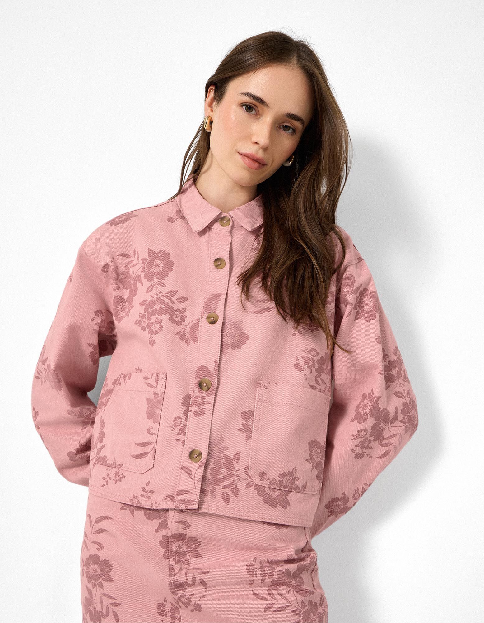 Allover-Print - Rosa
