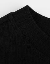 Umstandsshirt - Kurze Ärmel - schwarz