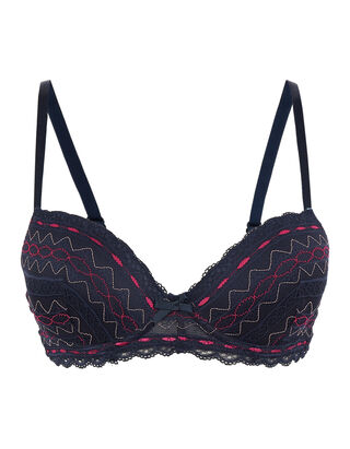 Damen Push-Up-BH mit Spitzenbesatz