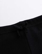 Legging - Geribd - Zwart