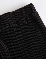 spodnie palazzo - elastyczny pas - czarny