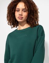 Dukserica - Print sa porukom - zeleno