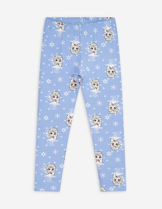 Leggings - Frozen - blau