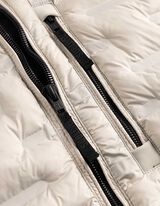 Weste - Geometrisches Muster - hellgrau