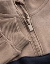 Ensemble sweat-shirt et pantalon - Blocage des couleurs - taupe
