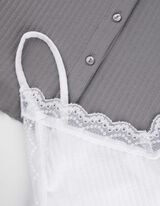 Pikkade varrukatega s&auml;rk - pits - tumesinine