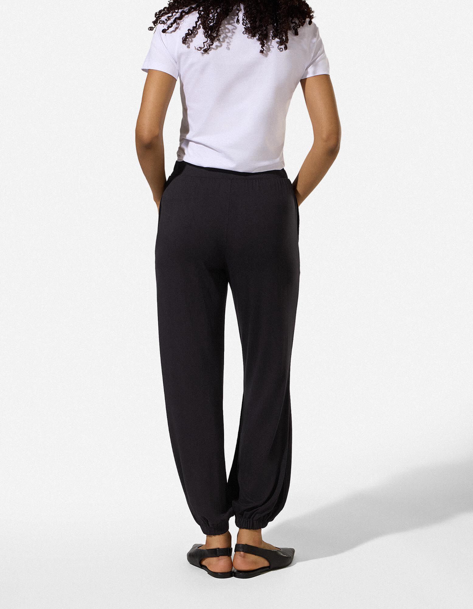 Fallschirmhose - Balloon Fit - Schwarz