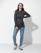 Langarmshirt - Umstandsmode - dunkelgrau