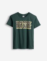 T-Shirt - Frontprint - dunkelgr&uuml;n