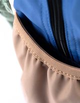 Rucksack - Color-Blocking - hellgr&uuml;n