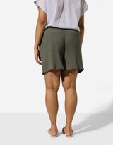 Short - Materiaalmix - groen