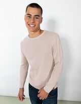 Maglione - A nido d'ape - beige