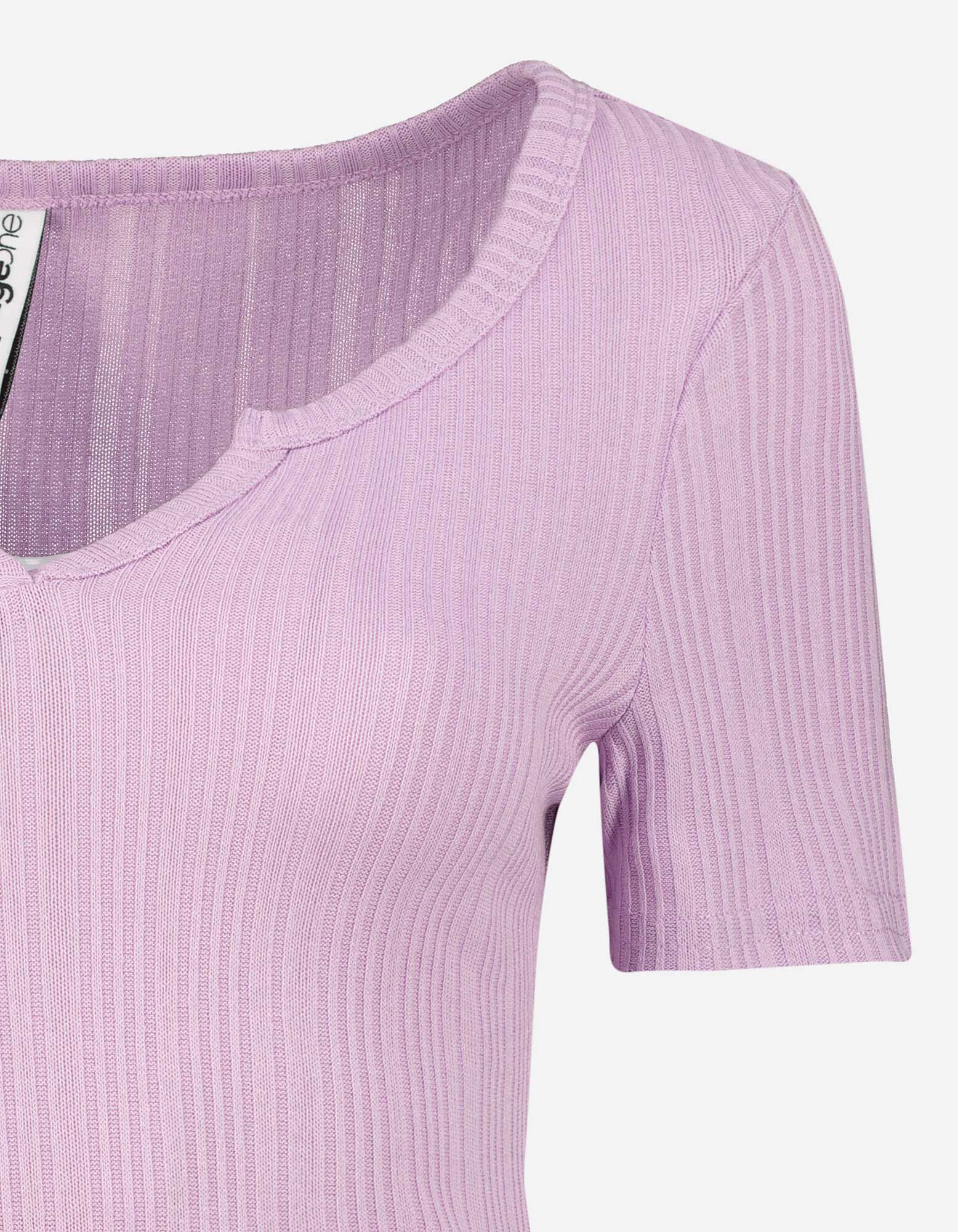 T-shirt - Teneur en viscose - Lilas