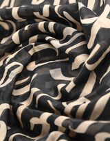 Loop-Schal - Allover-Muster - beige