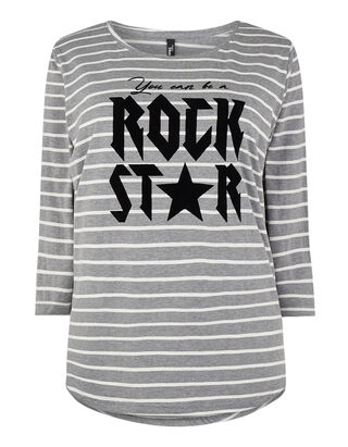 Damen Longsleeve mit Streifenmuster