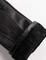 Gants - Similicuir - noir