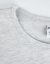 T-shirt - Print - lichtgrijs