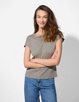 T-Shirt - Baumwoll-Mix - hellgrün