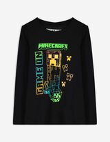 Longsleeve - Minecraft - zwart