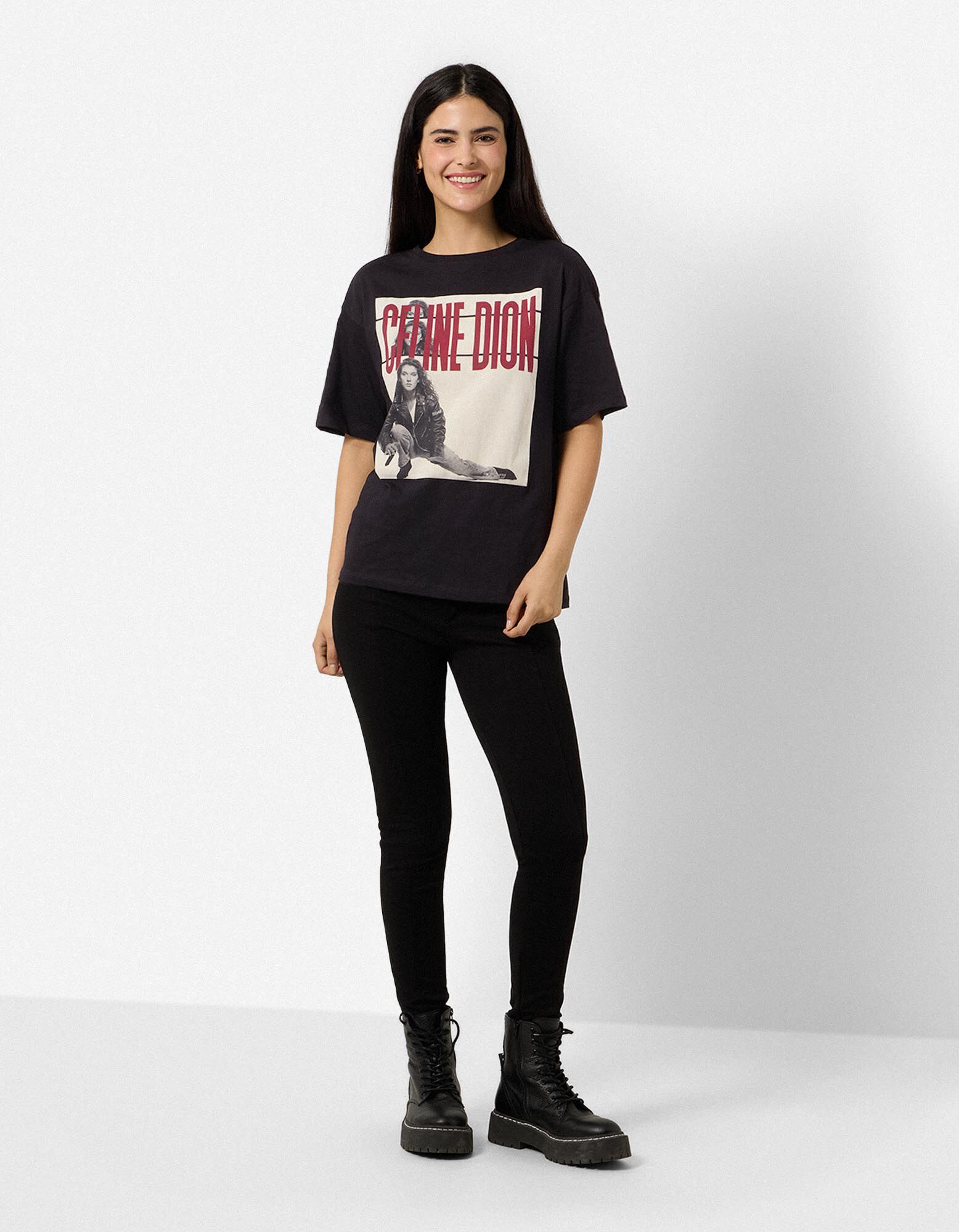 T-shirt - C&eacute;line Dion - noir