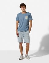 T-shirt - Print - Lichtblauw