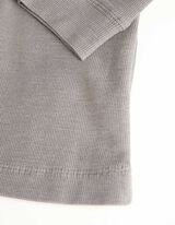 Tričko s dlhými rukávmi - Nášivka - tmavozelena