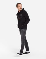 Džemperis - Priekinė spauda - juodas