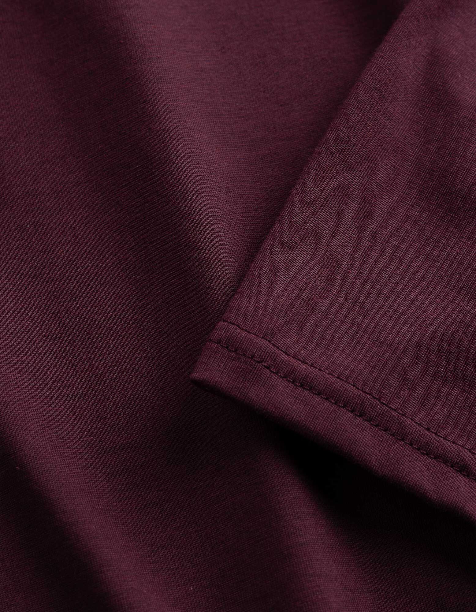 Langarmshirt - Dreiviertel&auml;rmel - Lila