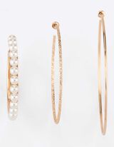 des boucles d'oreilles - Lot de 3