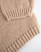 Pleteni pulover - V-izrez - bez