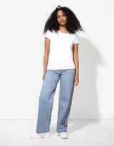 Jeans - Pietre Stras - celeste