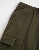 Hlače vojničkog stila - mje&scaron;avina pamuka - zelena