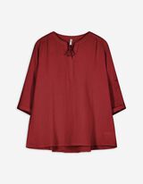 Blouse - Katoen - donkerrood