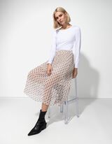 Gonna svasata - bianco