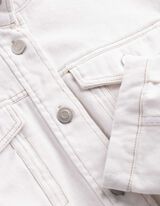 Blouson - Baumwolle - wei&szlig;