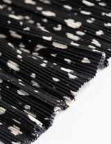 Rock - Plissee - schwarz