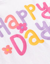 T-shirt - Voorkantprint - wit