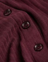 Longsleeve - Geribd - donkerlila