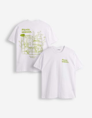 Majica kratkih rukava - Print - bijela