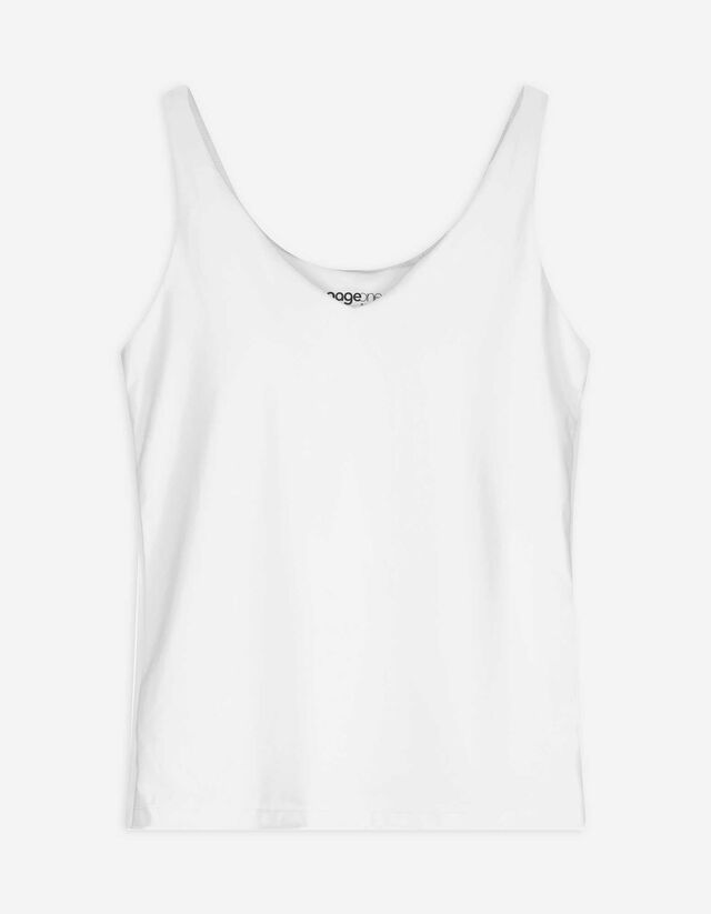 Top sans manches - Respirant - blanc
