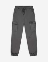 Pantaloni cargo - Twill - Gri inchis