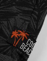 Bermuda hlače  - Potisk po celotni povr&scaron;ini - temno siva