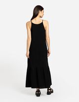 Abito maxi - Mussola - nero