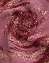 T-shirt - błyszczący nadruk - ciemny czerwony