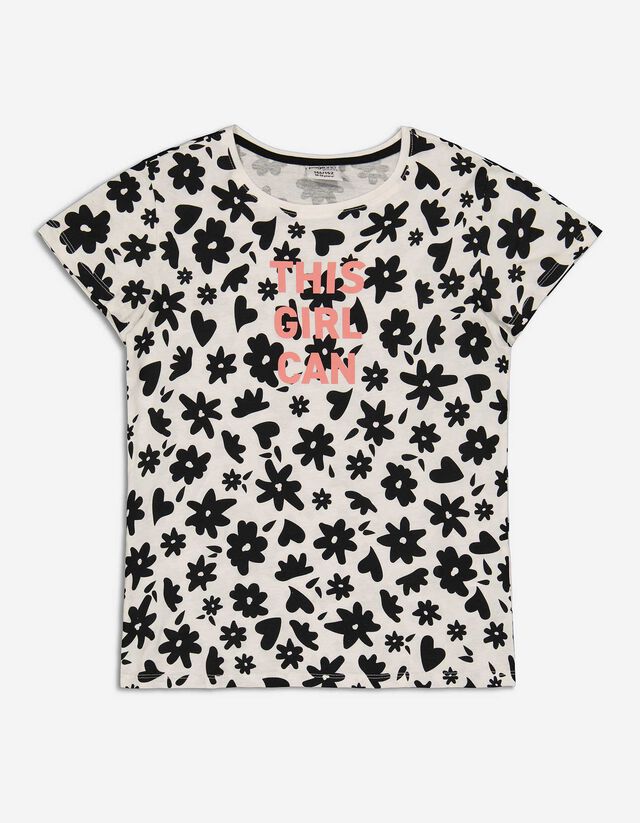 T-shirt - Statement - bianco