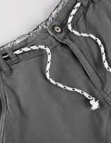 Kratke hlače - Lanena me&scaron;anica - zelena