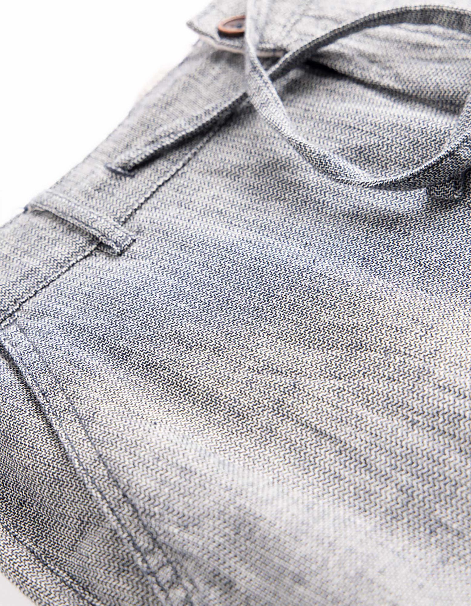 Short chino - Chin&eacute; - Bleu fonc&eacute;