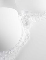 T-Shirt-BH - Spitzenbesatz