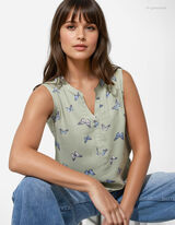 Majica na bretele - zeleno